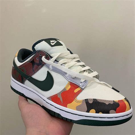 nike dunk low se camo